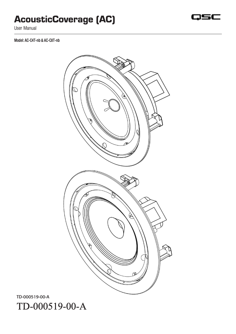 Image de la première page du manuel de l'appareil AC-C4T