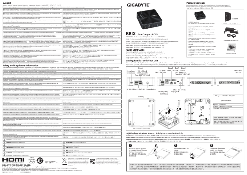Image de la première page du manuel de l'appareil GB-BRR3-4300