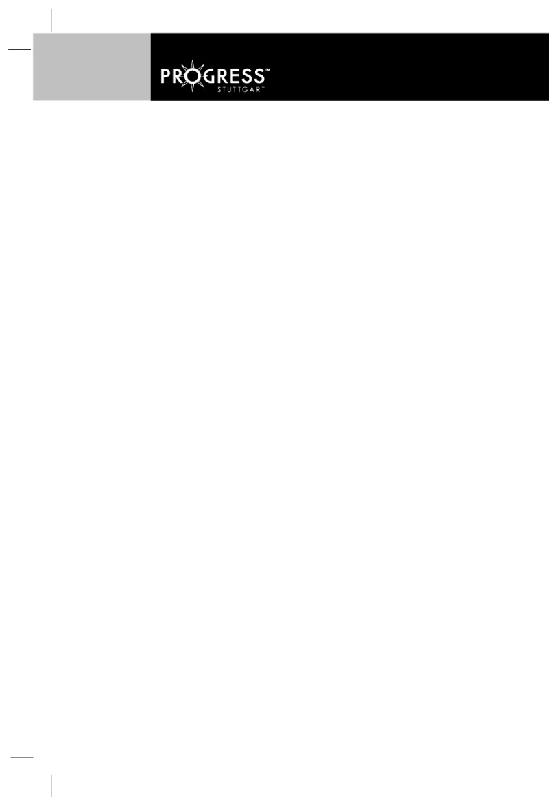 Página 1 del manual Manual de usuario Progress PC3712