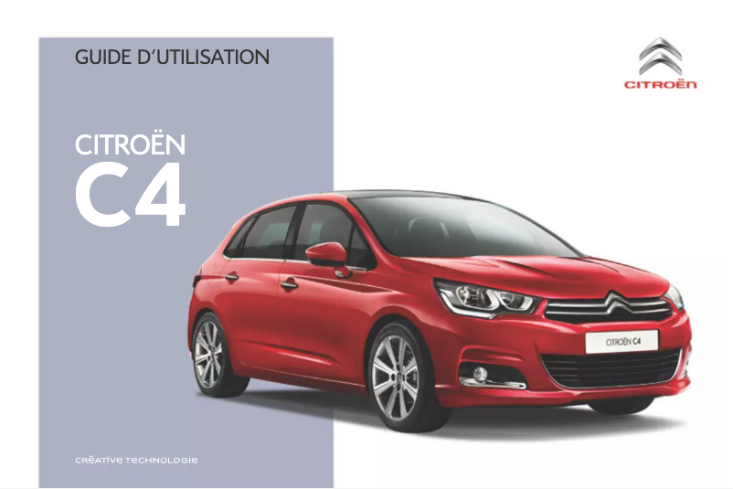 Página 1 del manual Manual de usuario Citroën C4 (2016)