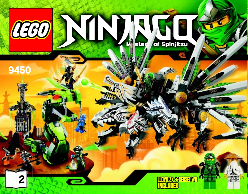 Página 1 del manual Manual de usuario Lego Ninjago 9450