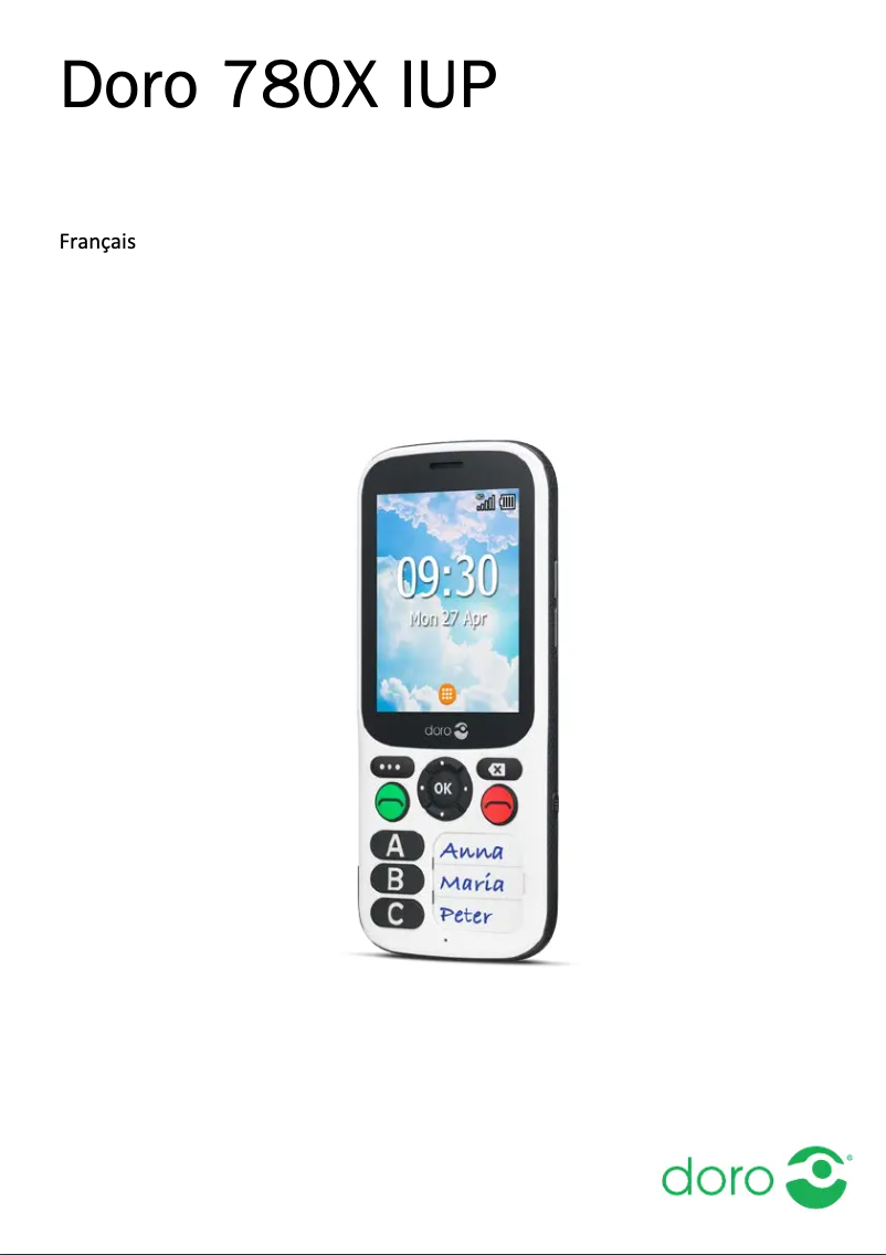 Image de la première page du manuel de l'appareil 780X IUP