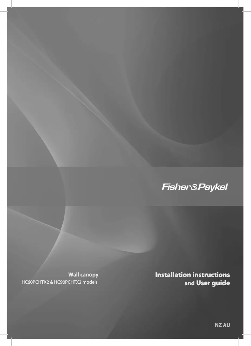 Página 1 del manual Manual de usuario Fisher & Paykel HC60PCHTX2
