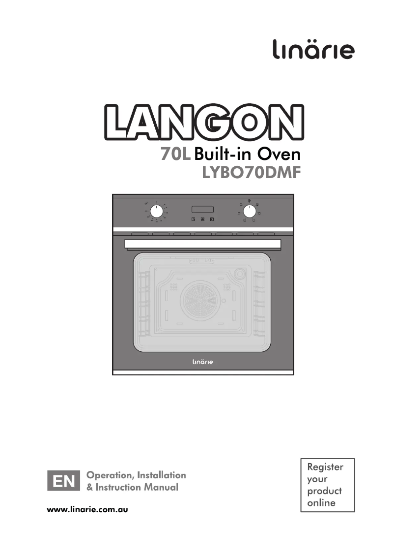 Page 1 de la notice Manuel utilisateur Linarie Langon LYBO70DMF