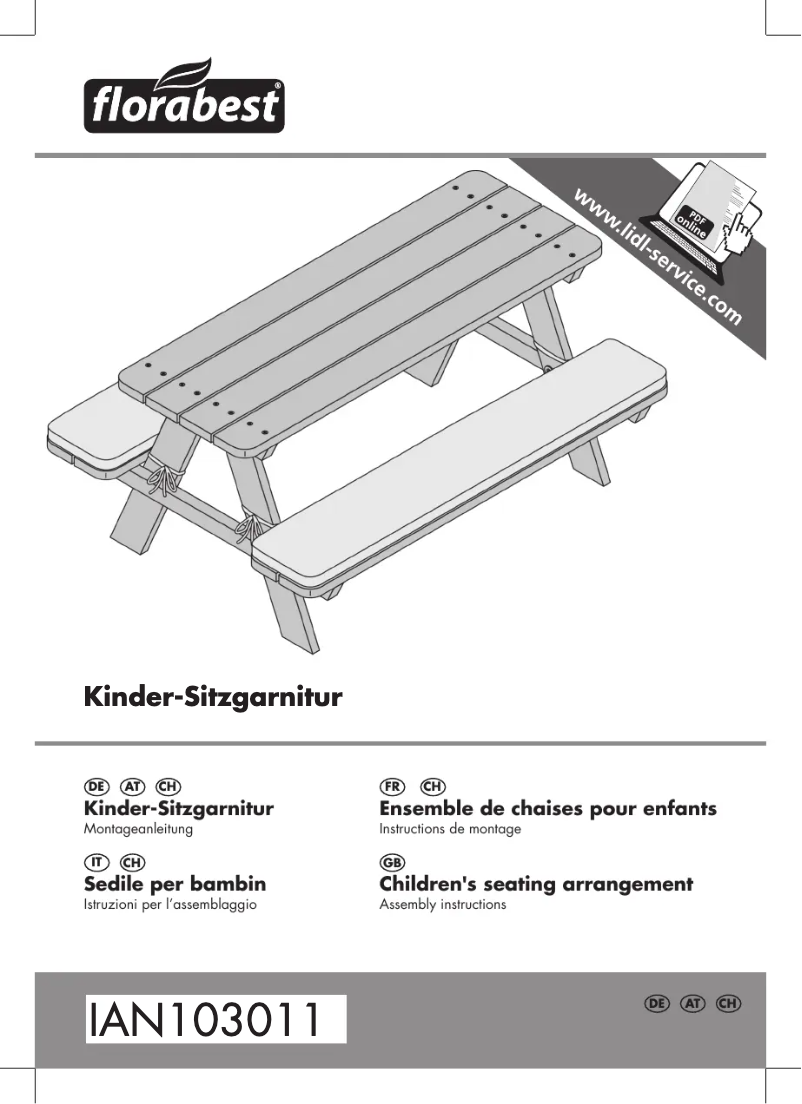 Imagen de la primera página del manual del dispositivo IAN 309884