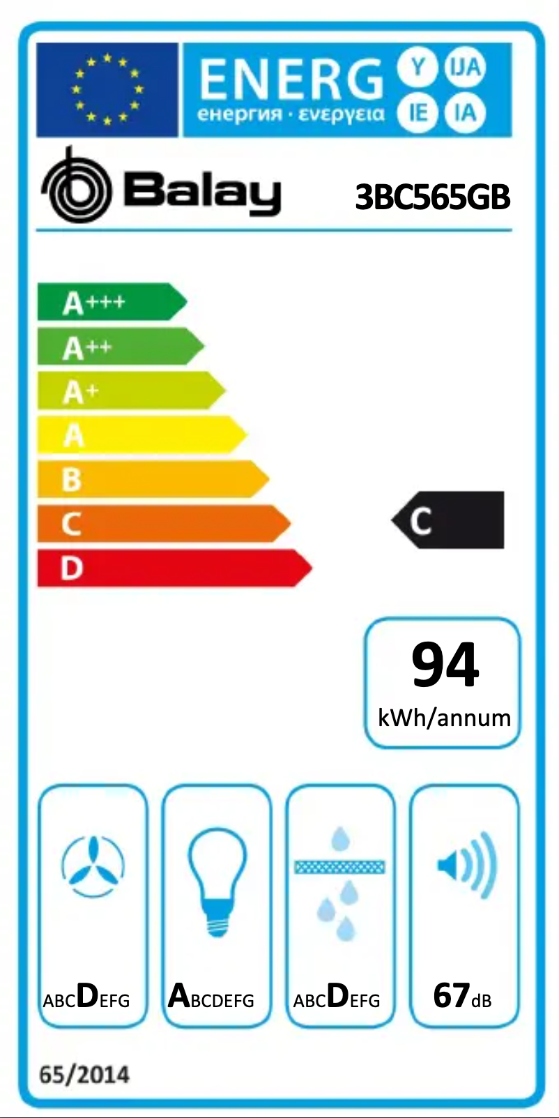Page n°1 - Manuel utilisateur Balay 3BC565GB