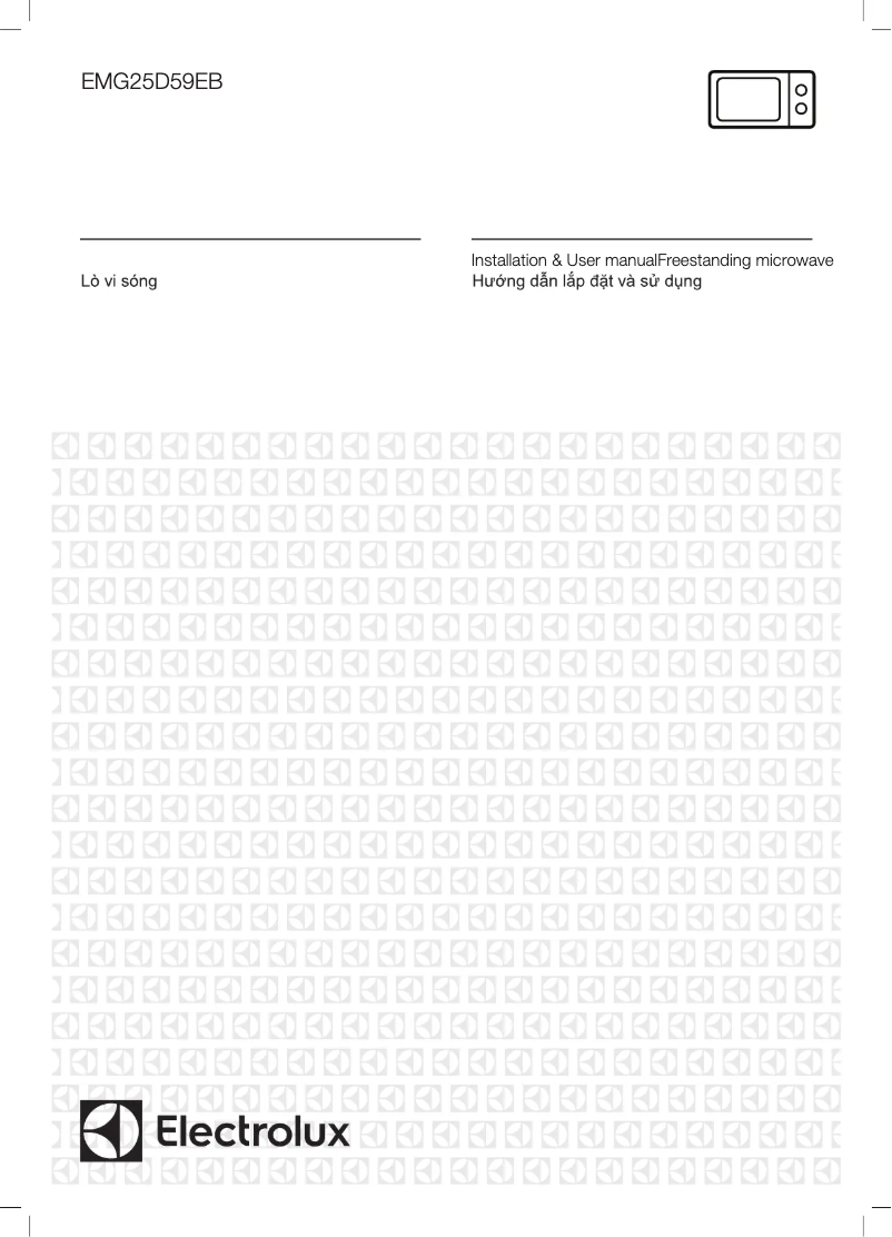 Page 1 de la notice Manuel utilisateur Electrolux EMG25D59EB