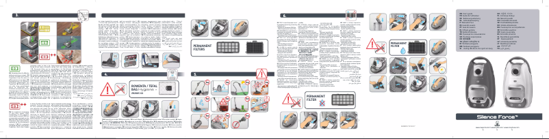 Image de la première page du manuel de l'appareil Silence Force RO7450