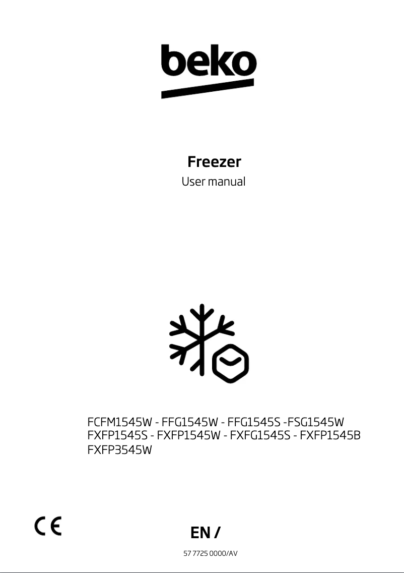 Page n°1 - Manuel utilisateur Beko FXFP3545W