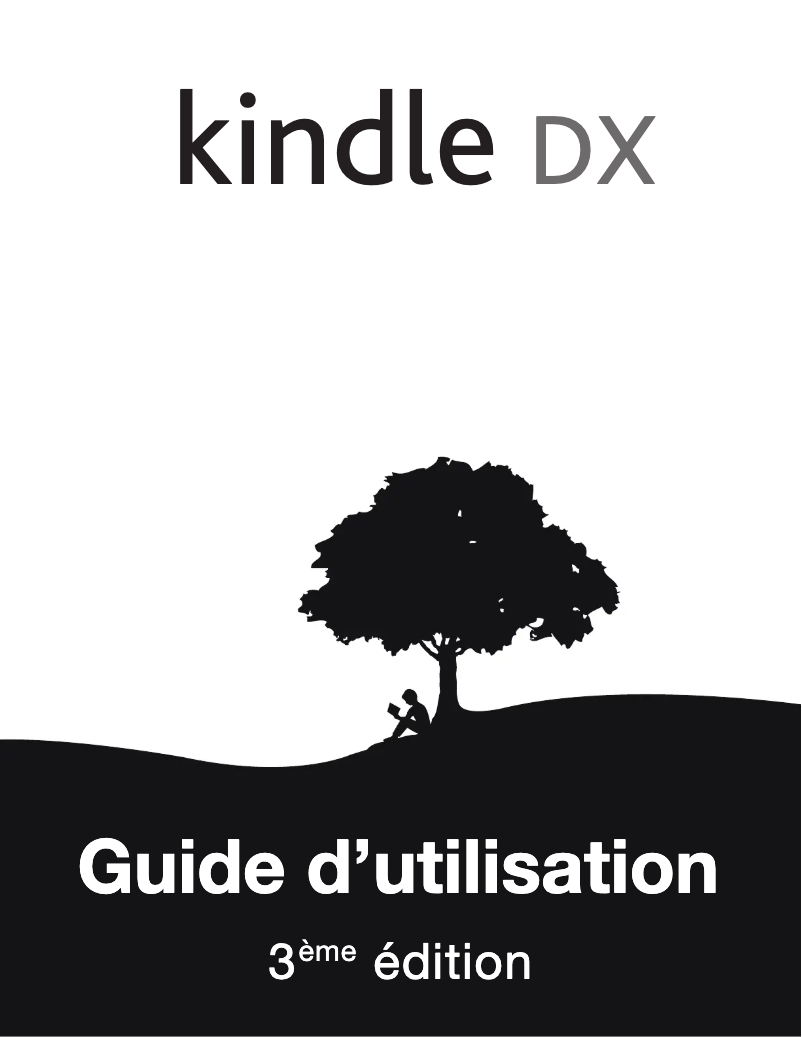Page 1 de la notice Manuel utilisateur Amazon Kindle DX (3rd edition)