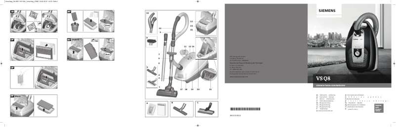 Imagen de la primera página del manual del dispositivo VSQ8POWER