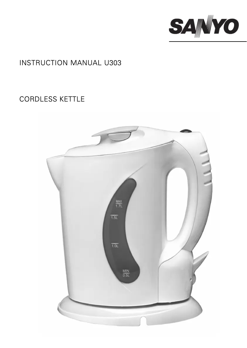 Page n°1 - Manuel utilisateur Sanyo U-303