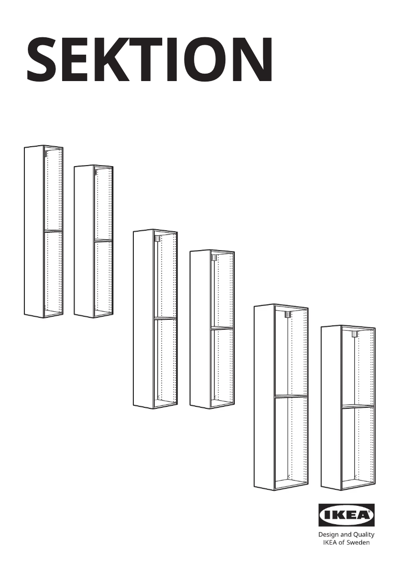Image de la première page du manuel de l'appareil SEKTION 602.654.36