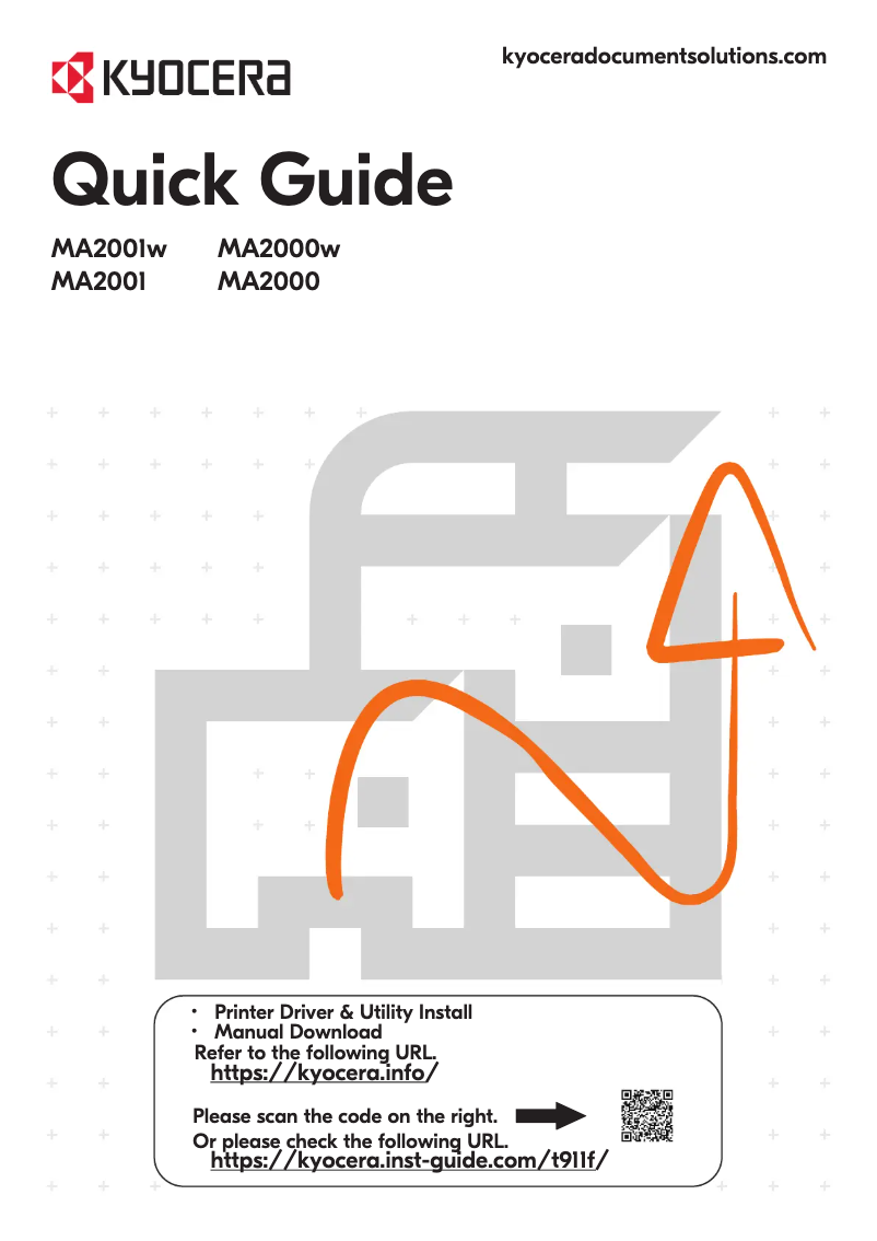 Page n°1 - Manuel utilisateur Kyocera ECOSYS MA2001