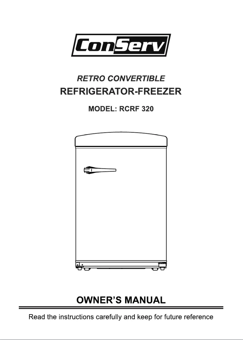 Page 1 de la notice Manuel utilisateur Equator RCRF320RCFR325