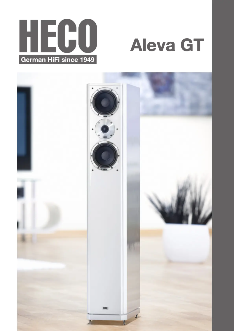 Página 1 del manual Ficha técnica Heco Aleva GT 202