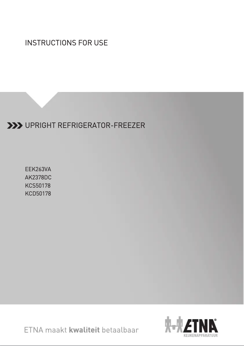 Image de la première page du manuel de l'appareil KCD50178