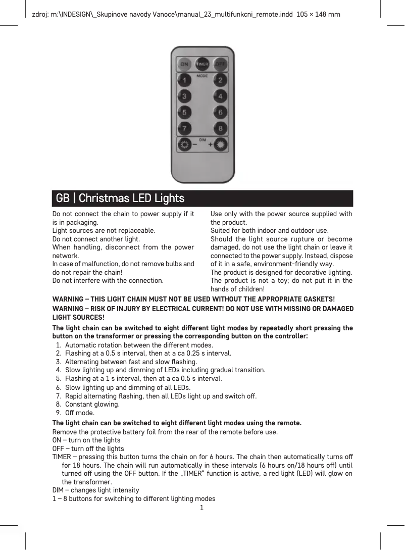Image de la première page du manuel de l'appareil D4CW02