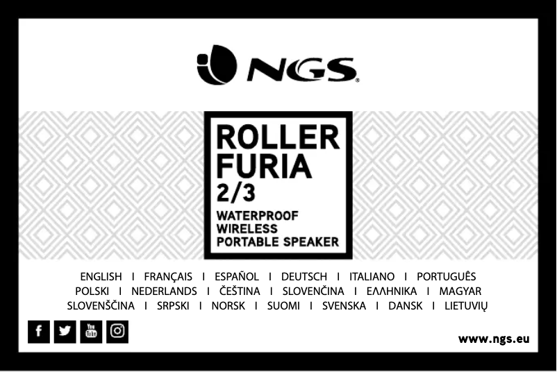 Page n°1 - Manuel utilisateur NGS Roller Furia 3