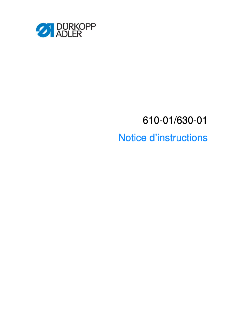 Image de la première page du manuel de l'appareil 610