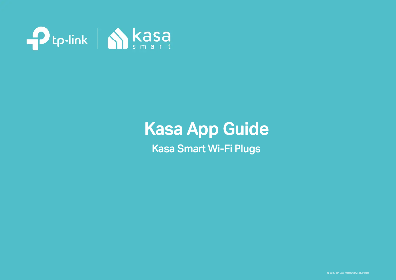 Page n°1 - Guide d'installation TP-Link Kasa Smart KP105