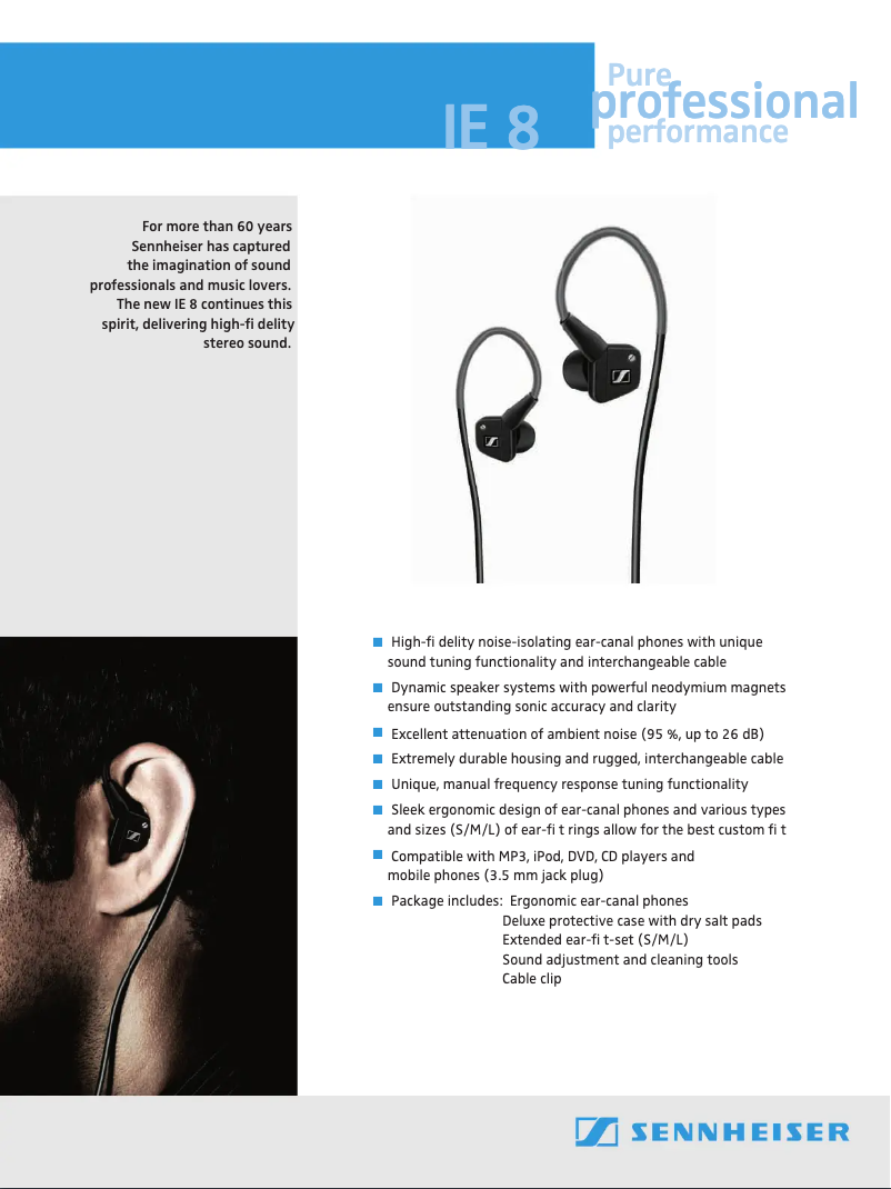 Image de la première page du manuel de l'appareil IE 7