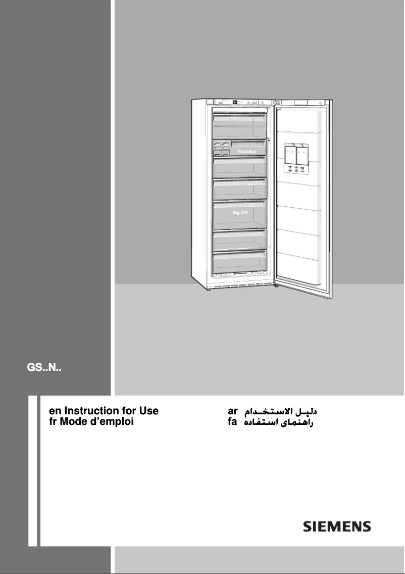 Page 1 de la notice Manuel utilisateur Siemens GS32NA23