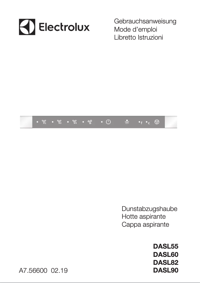 Page n°1 - Manuel utilisateur Electrolux DASL6045CN