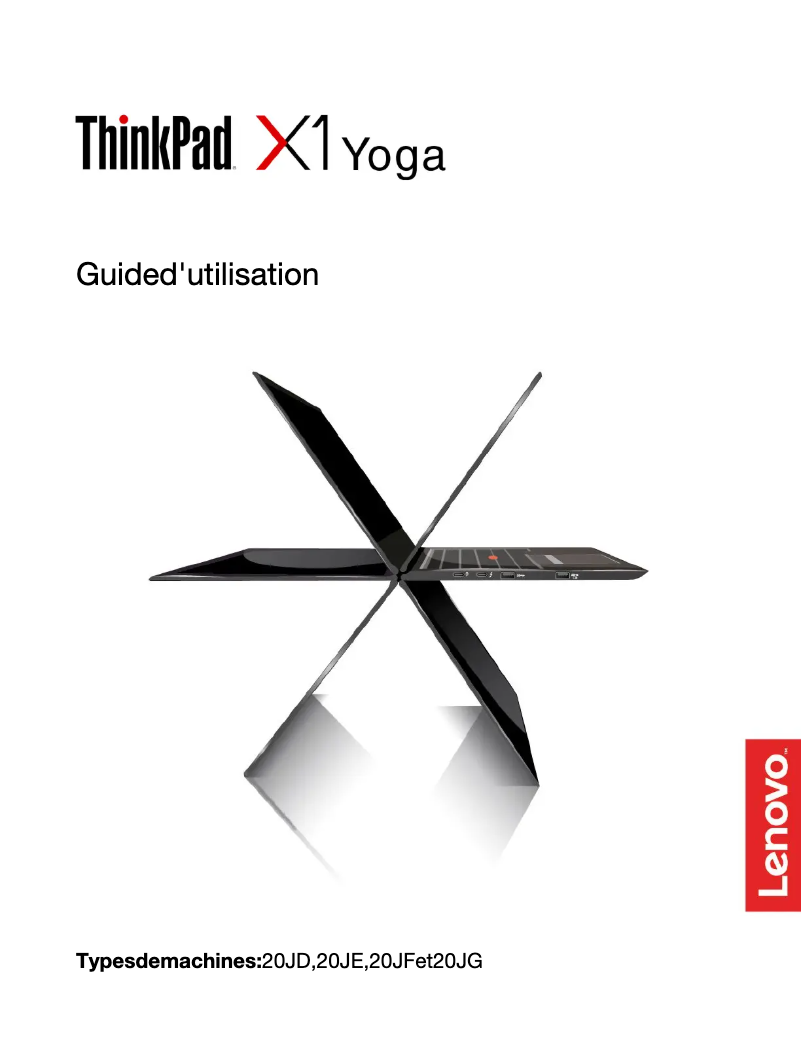 Page n°1 - Manuel utilisateur Lenovo ThinkPad X1 Yoga