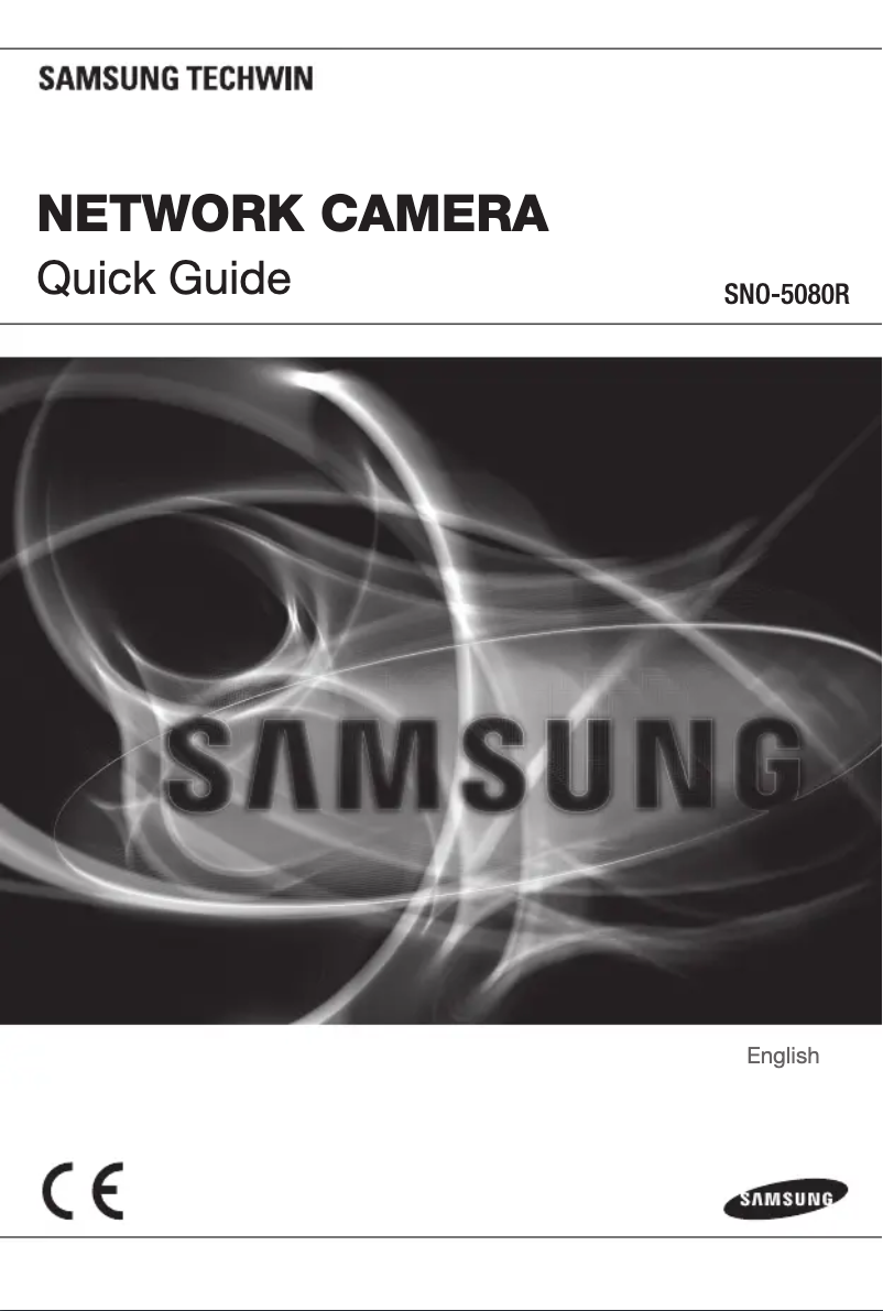 Page 1 de la notice Manuel utilisateur Samsung SNO-5080R