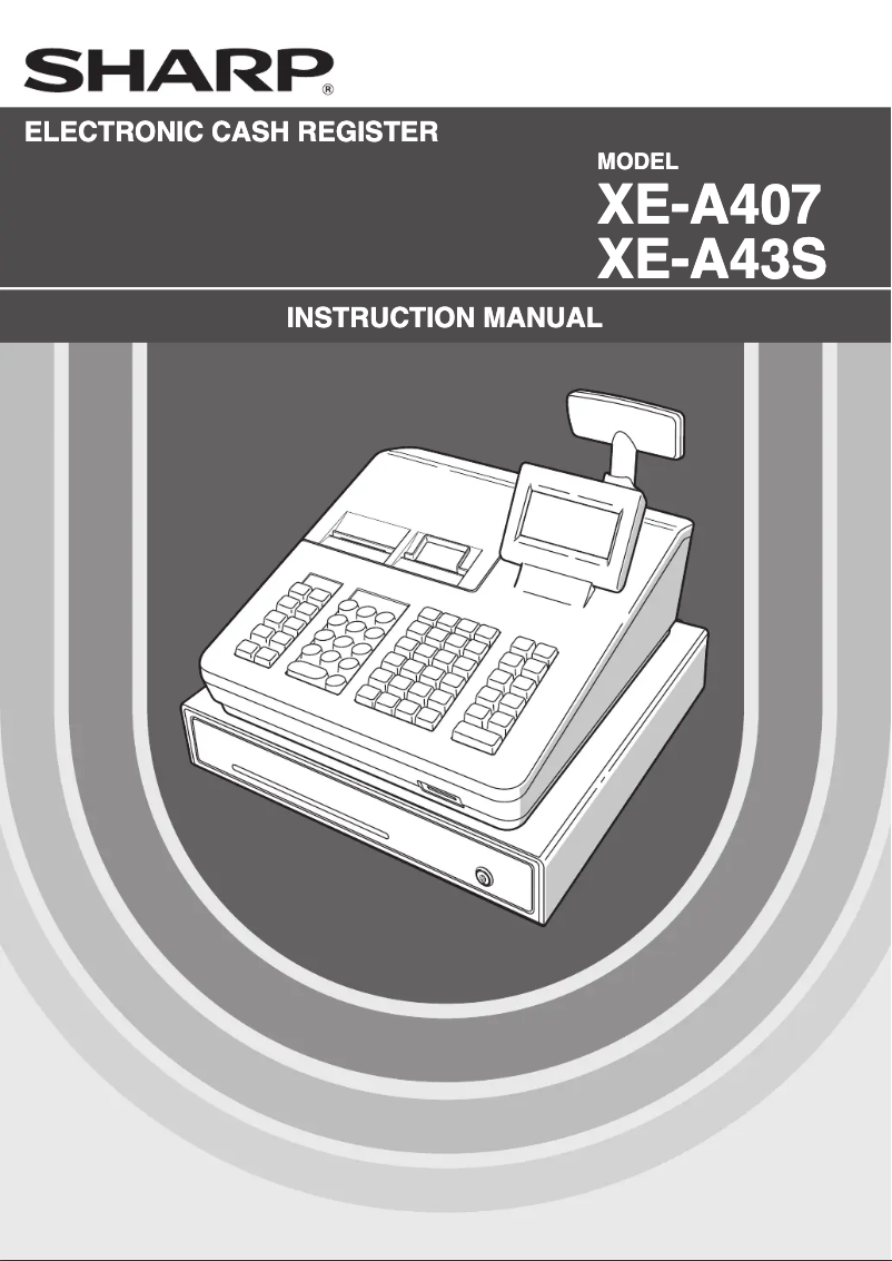 Page n°1 - Manuel utilisateur Sharp XEA407