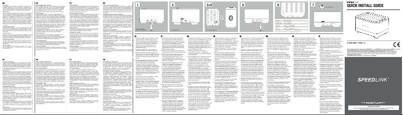 Image de la première page du manuel de l'appareil Geovis SL-8905-BKGY