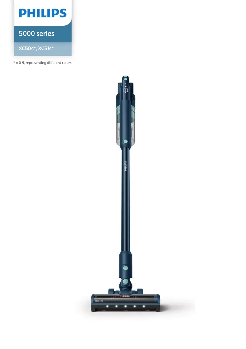 Image de la première page du manuel de l'appareil 5000 Series XC5043