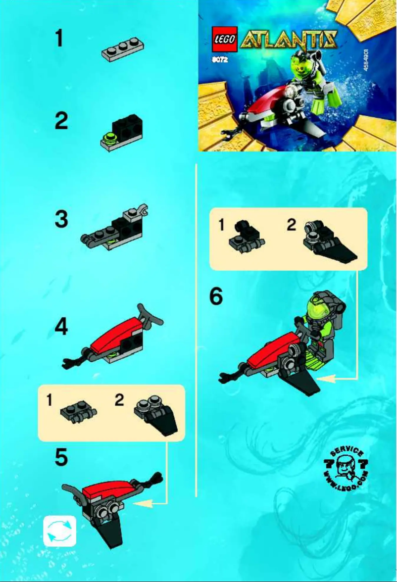 Page 1 of the manual User Manual Lego Sea Jet