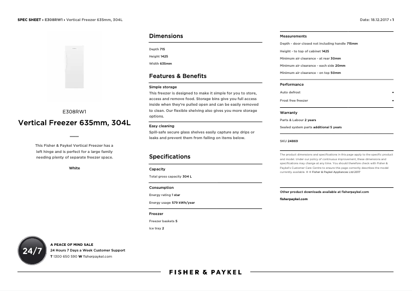 Image de la première page du manuel de l'appareil E308RW1