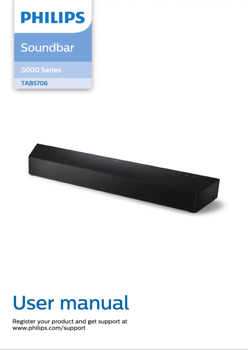 Image de la première page du manuel de l'appareil TAB5706