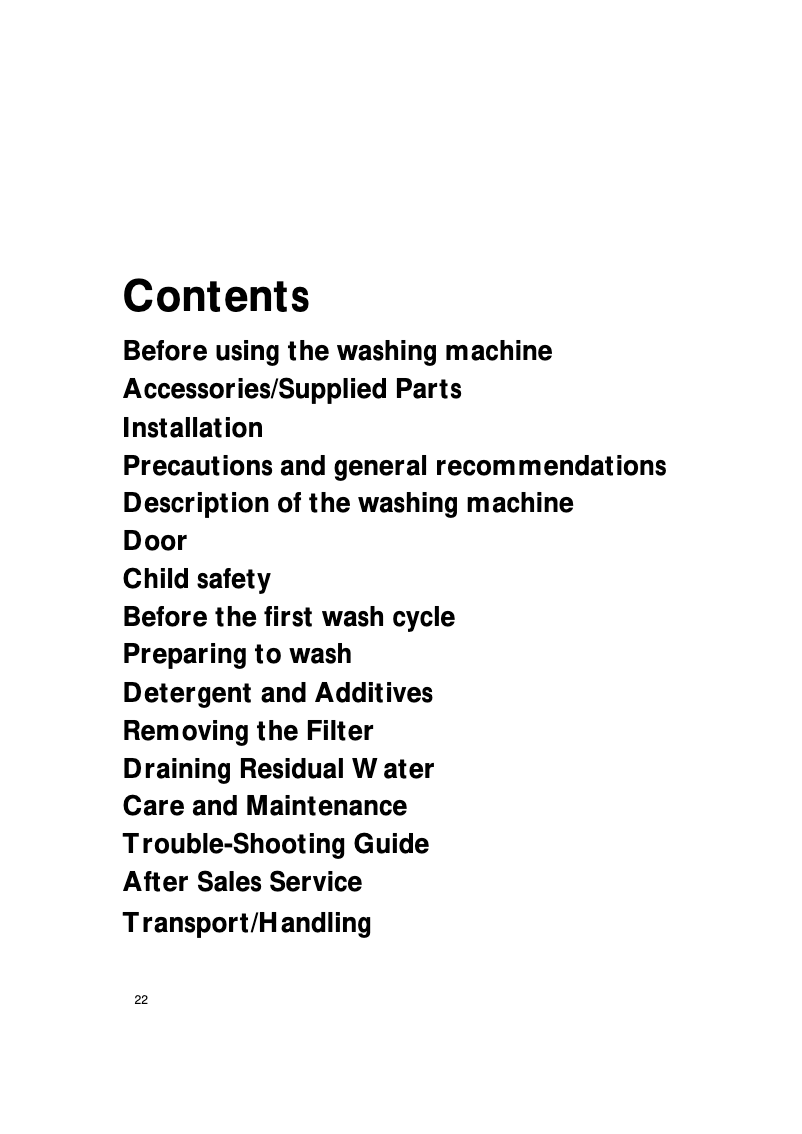 Page 1 de la notice Manuel utilisateur Bauknecht WAK 7778