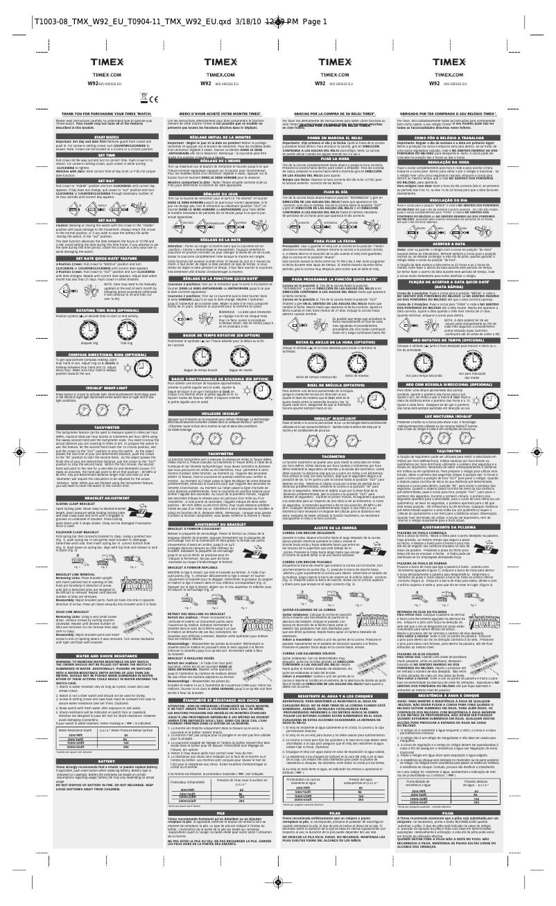 Image de la première page du manuel de l'appareil Expedition Scout