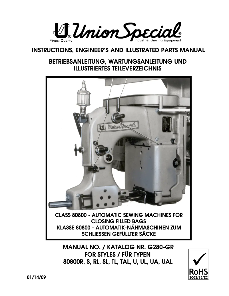 Image de la première page du manuel de l'appareil 80800UA