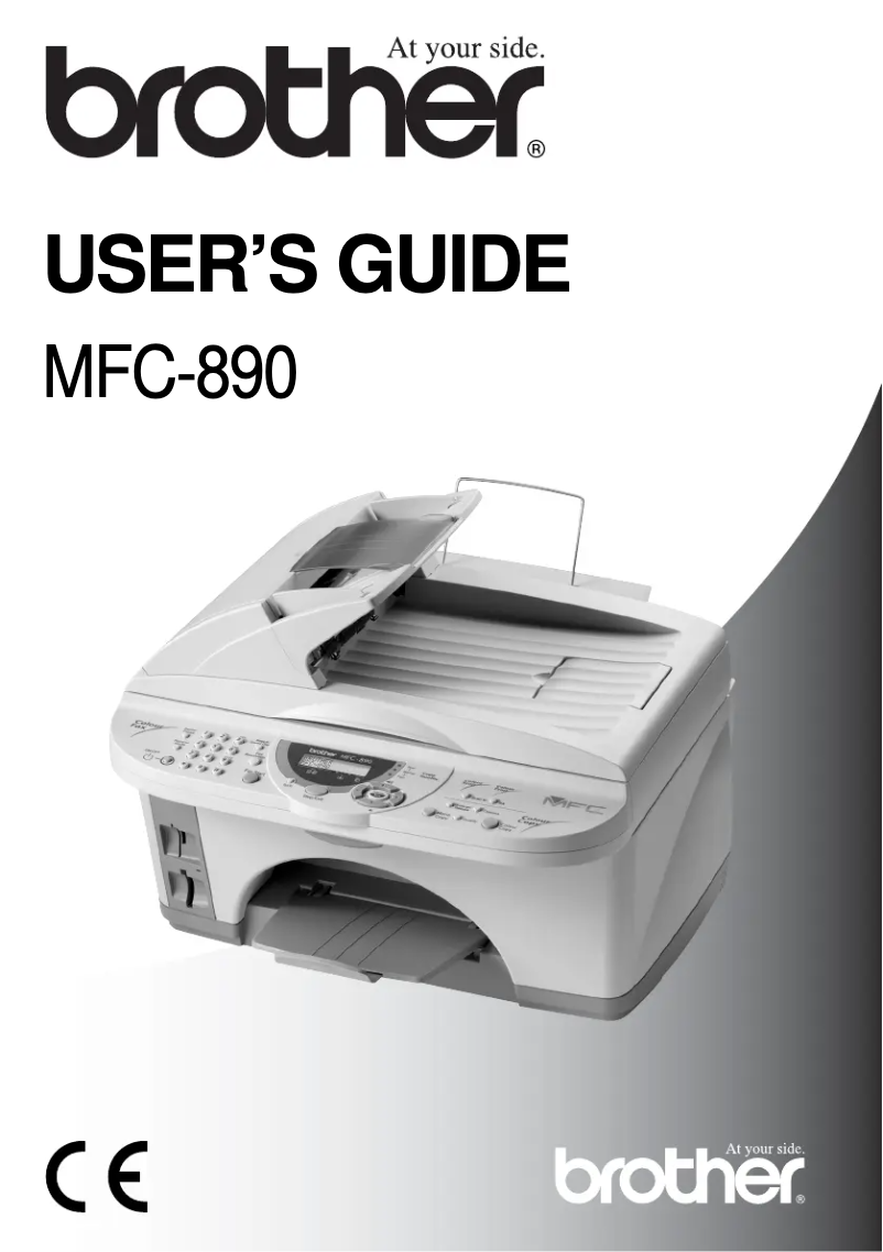 Page n°1 - Manuel utilisateur Brother MFC-890