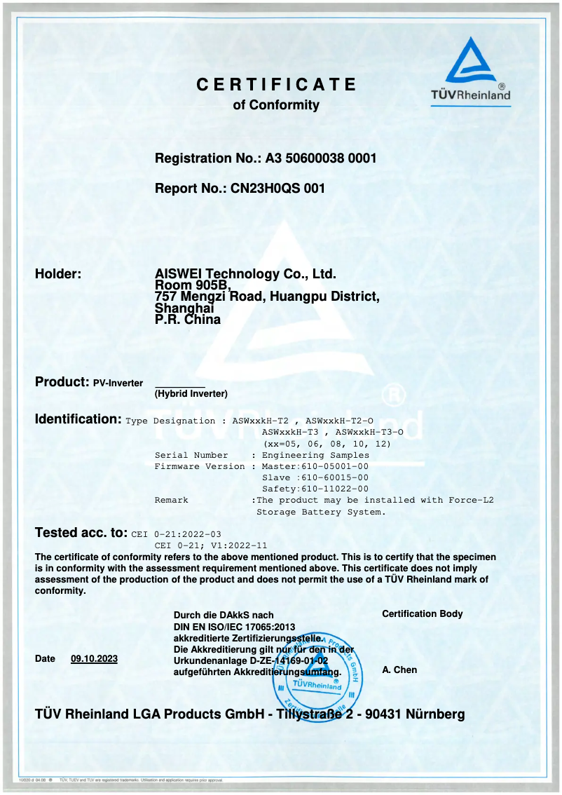 Page n°1 - Guide d'installation Solplanet ASW10kH-T2