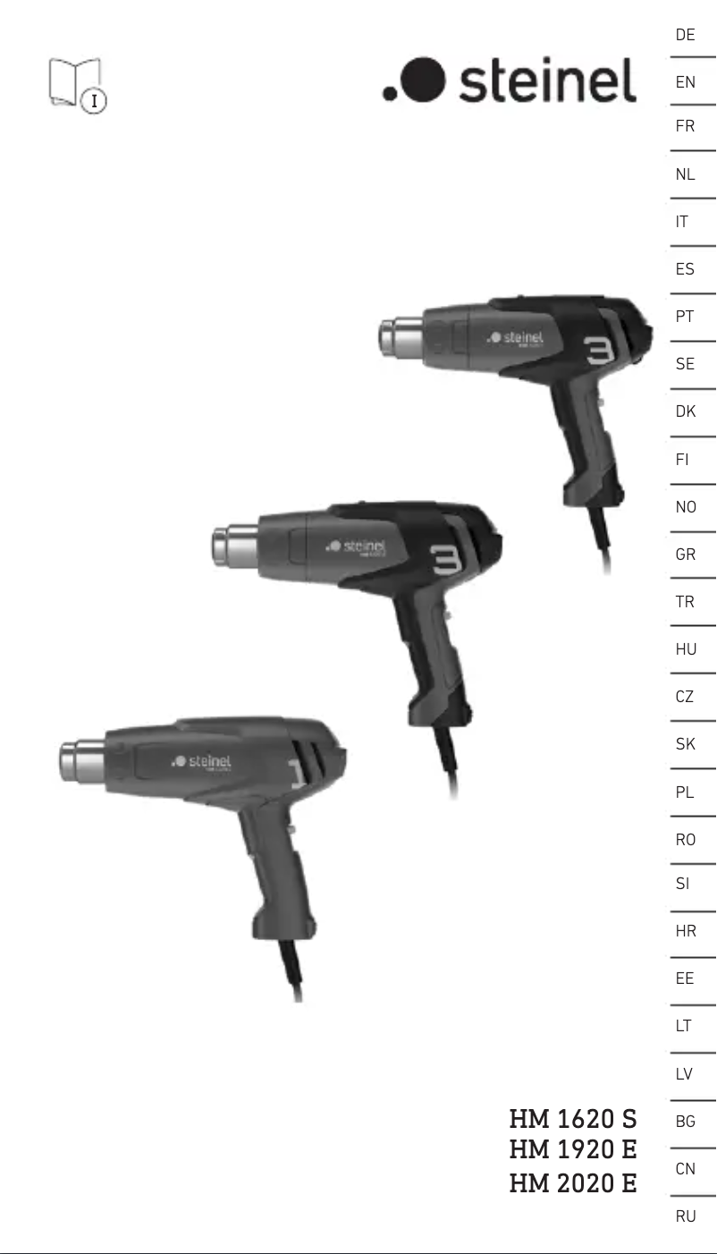 Página 1 del manual Manual de usuario Steinel HM 1620 S