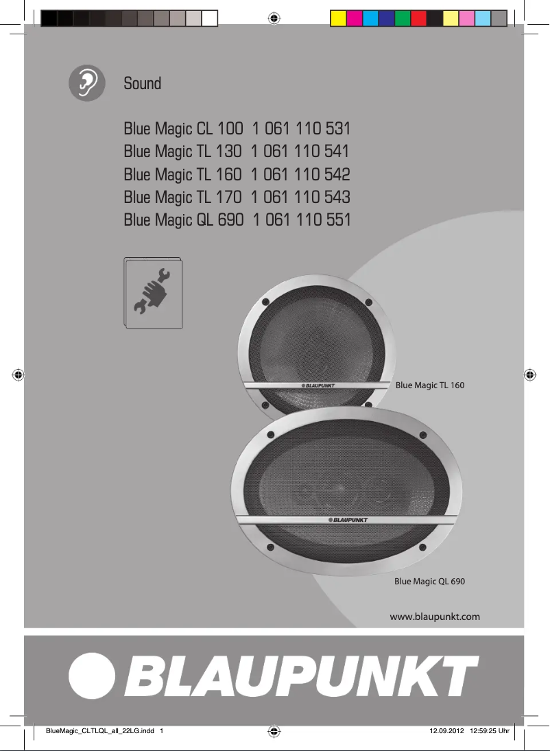 Página 1 del manual Manual de usuario Blaupunkt Blue Magic TL 160