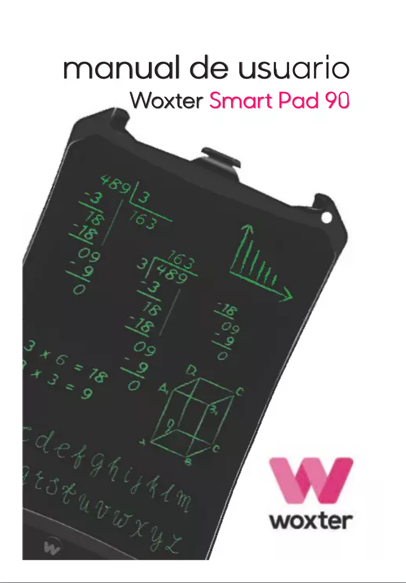 Página 1 del manual Manual de usuario Woxter Smart pad 90