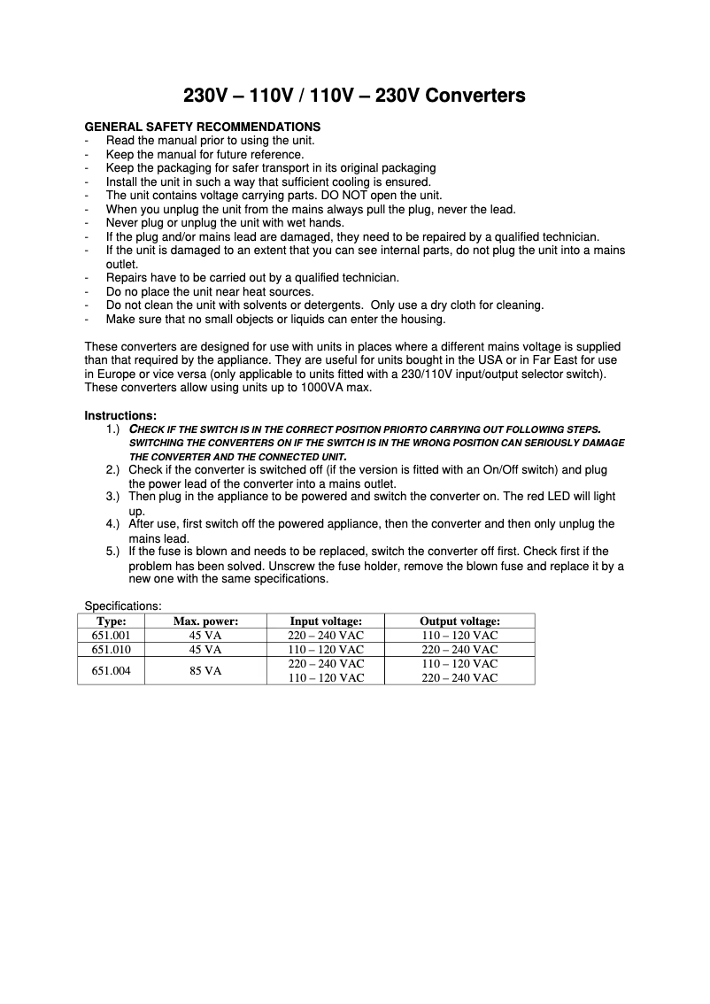 Página 1 del manual Manual de usuario Mercury UK2US45VA