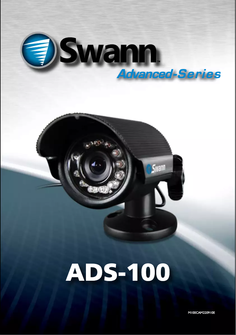 Image de la première page du manuel de l'appareil ADS-100