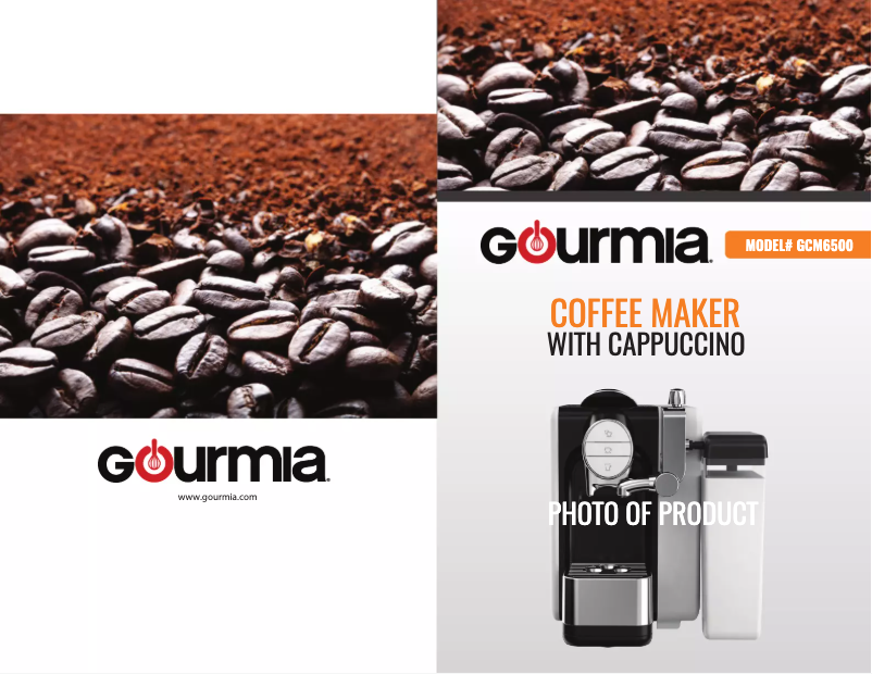 Page n°1 - Manuel utilisateur Gourmia GCM6500