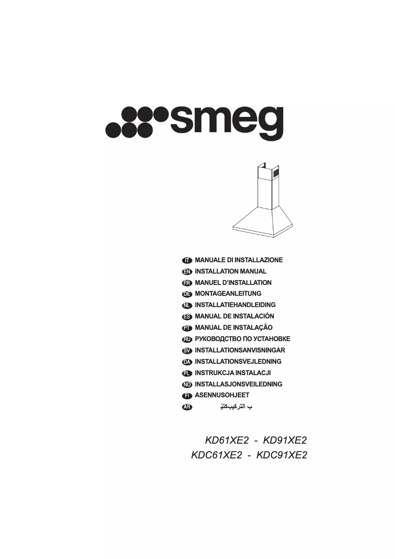 Página 1 del manual Manual de usuario Smeg KD61XE2