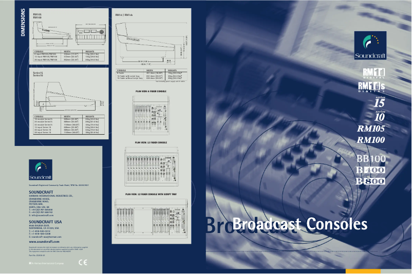 Página 1 del manual Manual de usuario Soundcraft Series 10s