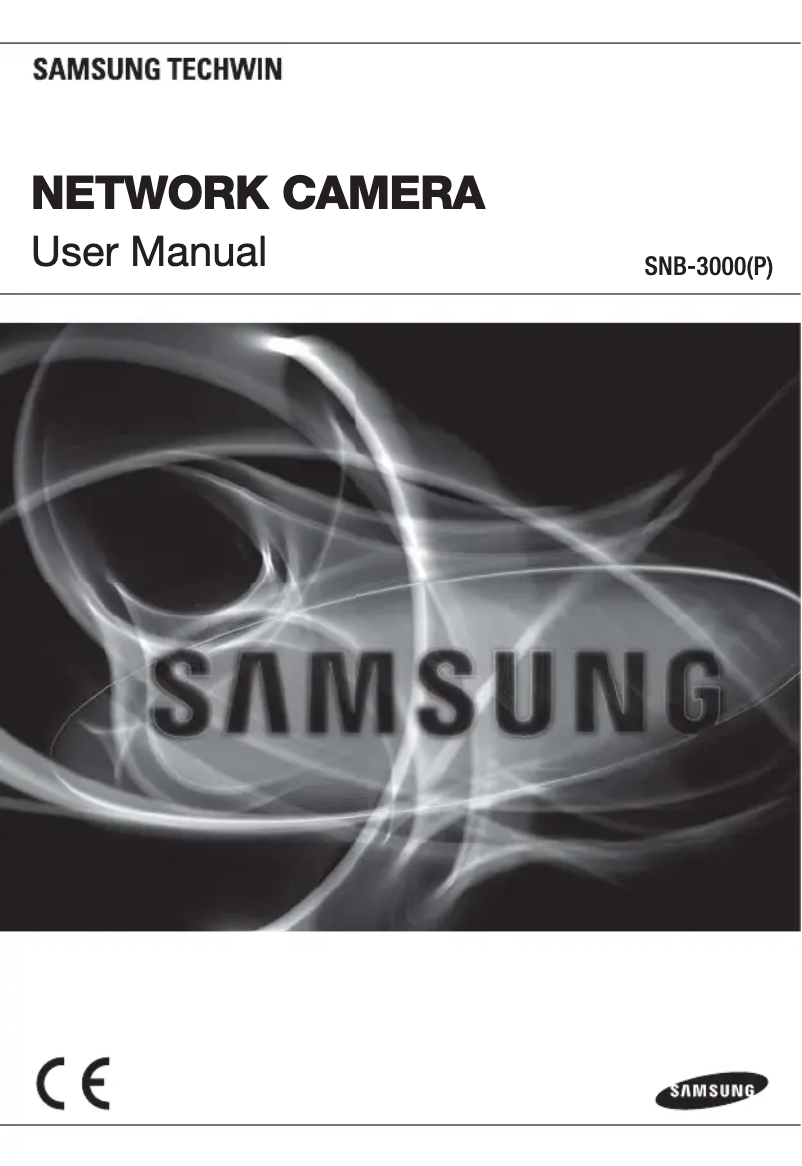Page 1 de la notice Manuel utilisateur Samsung SNB-3000